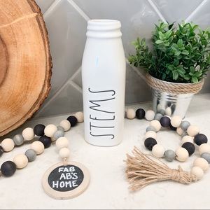 Rae Dunn STEMS Milk Bottle Vase